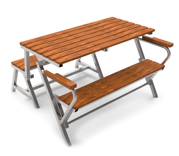 2 in 1 Foldable Bench - Image 5